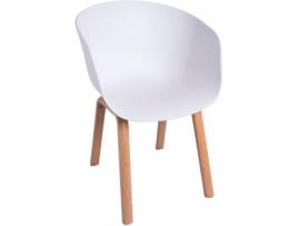 Cadeira  Hema (Branco - 42 x 77 x 48 cm - Polipropileno -Aço Reforçado)