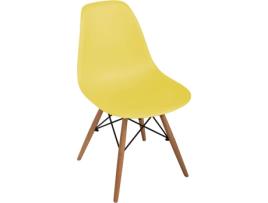Cadeira KASA Echair (Amarelo - Polipropileno - 50x47x82 cm)