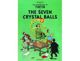 Livro The Seven Crystal Balls de Hergé