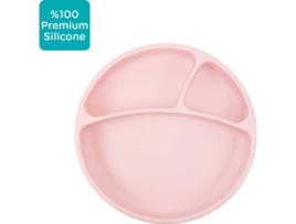 Prato com Divisórias MINIKOIOI Rosa