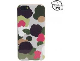 Capa TUCANO Camouflower iPhone 5/5S/Se Grey