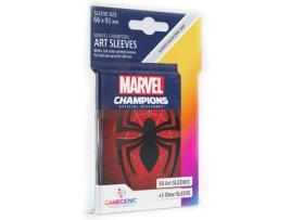 Sleeves para Cartas GAMEGENIC Marvel Champions Art SpiderMan (9,5 X 7,5 X 0,05 cm)