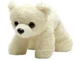 Peluche  HUGEMS Urso Polar Bebé (Tam: 18 cm)