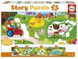Puzzle EDUCA BORRASDidacta Story Granja (Idade Mínima: 3 Anos - 26 Peças)