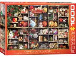 Puzzles EUROGRAPHICS Christmas Ornaments 1000 pcs (1000 peças)