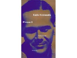 Livro Prosa I. Obra completa de Luis Cernuda