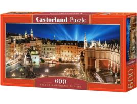 Puzzle CASTORLAND Krakow Main Square at Night (600 Peças)