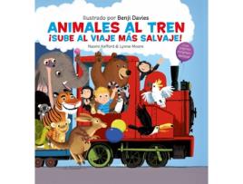 Livro Animales Al Tren de Benji Davies (Espanhol)