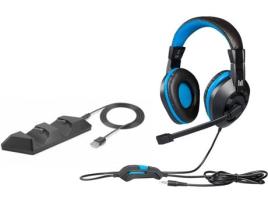 Headset + Dual Charging Station  PS4