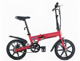 Bicicleta Elétrica SMARTGYRO E-Bike Vemelha (Velocidade Máx: 25 km/h  Autonomia: 50 km)
