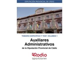 Livro Auxiliares Administrativos de la Diputación de Cádiz. Temario Específico y Test. Volumen 1 de Vários Autores (Espanhol - 2020)