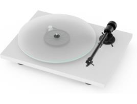 Gira-Discos PRO-JECT T1 Branco (Manual - Correia - Velocidades: 33 1/3 - 45)
