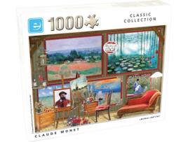 Puzzle  Claude Monet (Idade Mínima: 3 anos - 1000 Peças)