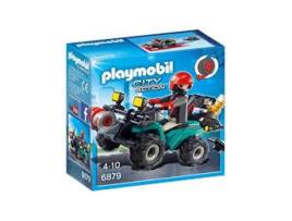 Playmobil City Action - Ladrão com Moto 4 - 6879