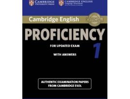 Livro Cambridge English Proficiency 1 for Updated Exam Students Book with Answers
