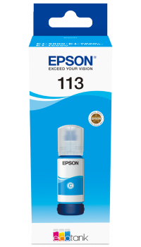 Recarga de tinta EPSON EcoTank 113 Cian