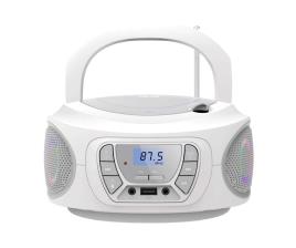 Rádio Boombox  Boom One (Branco - Digital - Bluetooth)