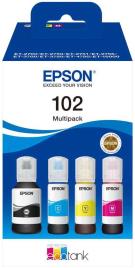 Tinteiros EPSON Serie 102 Multipack 4 cores - EcoTank 2700/2