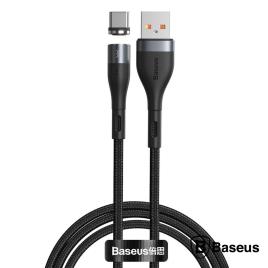 Cabo USB-A 2.0 Macho /  USB-C Magnético 3A 1m Preto BASEUS