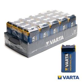 Pilha Alcalina 9V/6LR61 20X Industrial VARTA