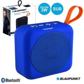 Coluna Bluetooth 3w C/ Sub Usb/Sd Azul Blaupunkt