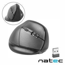 Rato Óptico Vertical s/ Fios 1200-2000DPI USB Preto NATEC
