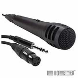 Microfone Dinâmico Unidirecional C/ Cabo 80-12khz Hq Power