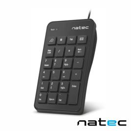 Teclado Numérico USB Portátil 23 Teclas c/ Cabo 1.45m NATEC
