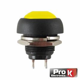 Interruptor Pressão Redondo 0.5a-250vac Amarelo 12mm Ip65