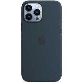 Capa em Silicone Apple com MagSafe para iPhone 13 Pro Max - Azul Abissal