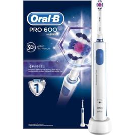 Escova de Dentes Elétrica Oral-b Pro 600 3D White