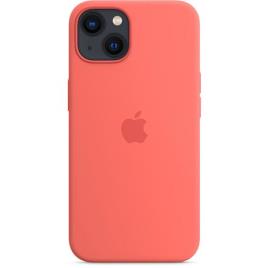 Capa em Silicone Apple com MagSafe para iPhone 13 - Toranja Rosa