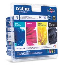 TINTEIRO BROTHER LC1100 PACK 4 CORES