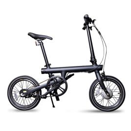 Bicicleta Elétrica  Qicycle Preta (Velocidade Máx: 25 km/h  Autonomia: 45 km)