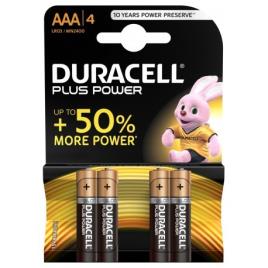 DURACELL Pilhas Plus Power Alkalina LR03 AAA 4 Un