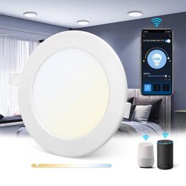 Downlight LED Inteligente Wifi 12W CCT 170mm  App