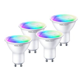 Foco LED Yeelight GU10 Bulb W1 Pack 4 Multicor
