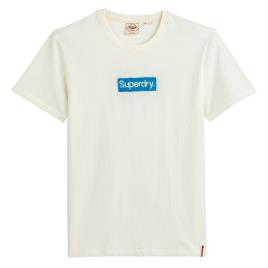 Superdry T-shirt de gola redonda, Core Logo Workwear