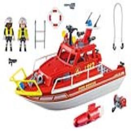 Playset City Action Rescue Boat Playmobil (70 pcs)