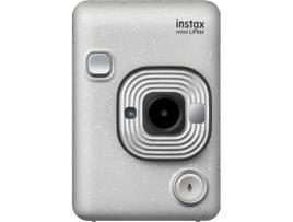 Máquina Fotográfica Instantânea FUJIFILM Instax Mini LiPlay (Stone White - Obturação: 1/4 - 1/8000 s - Li-Ion - 62x46 mm)