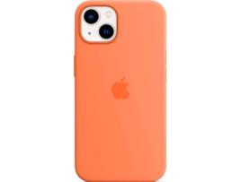 Pré-venda Capa MagSafe iPhone 13  Silicone Calêndula