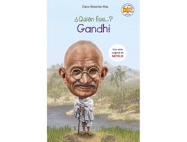 Livro ¿Quièn Fue Gandhi? de Dana Meachen Rau (Espanhol)