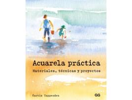 Livro Acuarela Práctica de Curtis Tappenden (Espanhol)