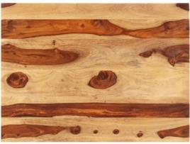 Tampo de mesa madeira de sheesham maciça 15-16 mm 60x80 cm