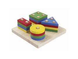 Brinquedo de Madeira PLAN TOYS Quadro de Classificação Geométrica