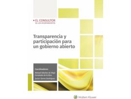 Livro Transparencia Y Participación Para Un Gobierno Abierto de Javier Sierra Rodríguez (Espanhol)