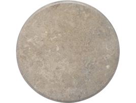Tampo de mesa Ø70x2,5 cm mármore cinzento