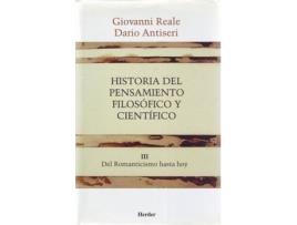 Livro Historia Del Pensamiento Filosófico Y Científico Iii de Dario Antiseri, Giovanni Reale (Espanhol)