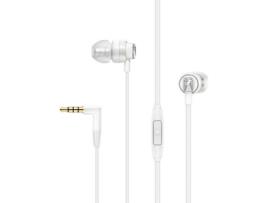 Auriculares com fio SENNHEISER CX 300 S (In Ear - Microfone - Atende Chamadas - Branco)