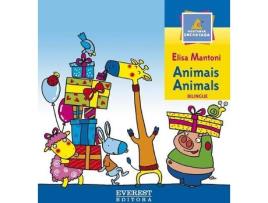 Livro Animais / Animals de Elisa Mantoni (Português)